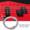 Cordes de Guitare Basse en Nickel Cordes de Guitare Basse électrique, Jeu de 4 Cordes - 1 mm 1,4 mm 2 mm 2,5 mm Cordes de Basse Acoustique Corde de Basse électrique – Image 6