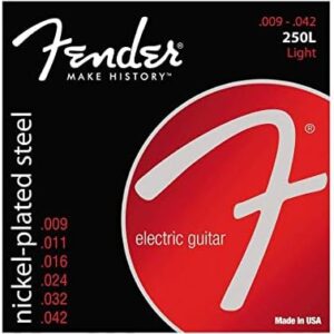 Jeu de cordes guitare électrique Fender 250L Nickel-Plasted Steel