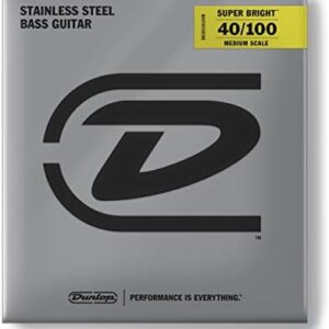 Cordes pour basse Dunlop SB Steel Medium 40-100
