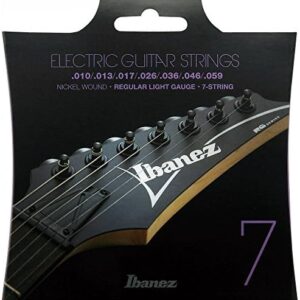 Ibanez IEGS71 Jeu de cordes pour guitare électrique, 7 cordes/Regular light