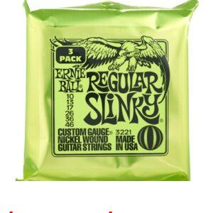 Ernie Ball 3221 3 Pack - Cordes de guitare en promo 🎸