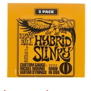 Ernie Ball 3222 3 Pack - Cordes de guitare en promo 🎸