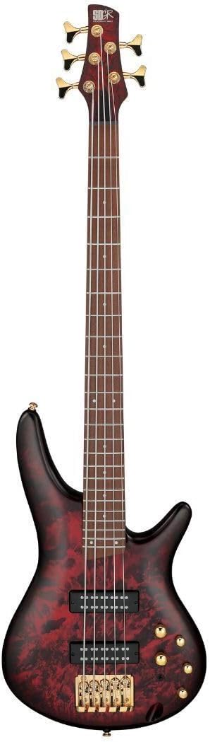 Basse Ibanez SR305EDX-WZM : Élégance et puissance en Wine Red Frozen Matte