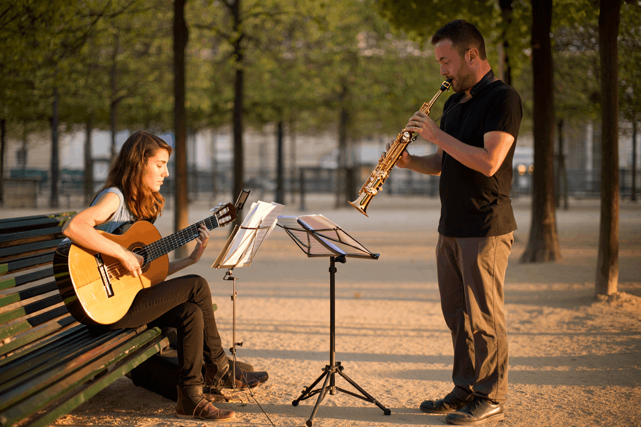 Duo guitare saxo