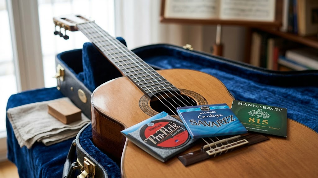 Choisir des cordes pour une guitare classique